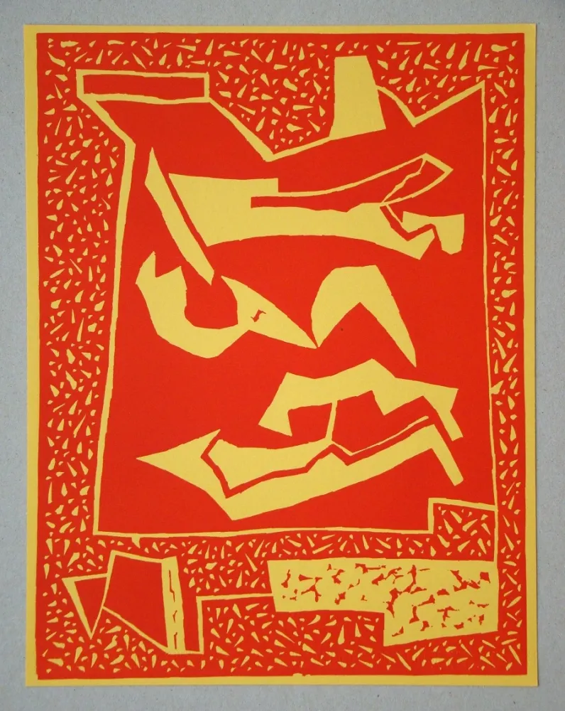 Xilogravura Magnelli - Sans titre