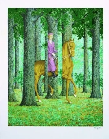 Litografia Magritte - Le blanc-seing, 1965