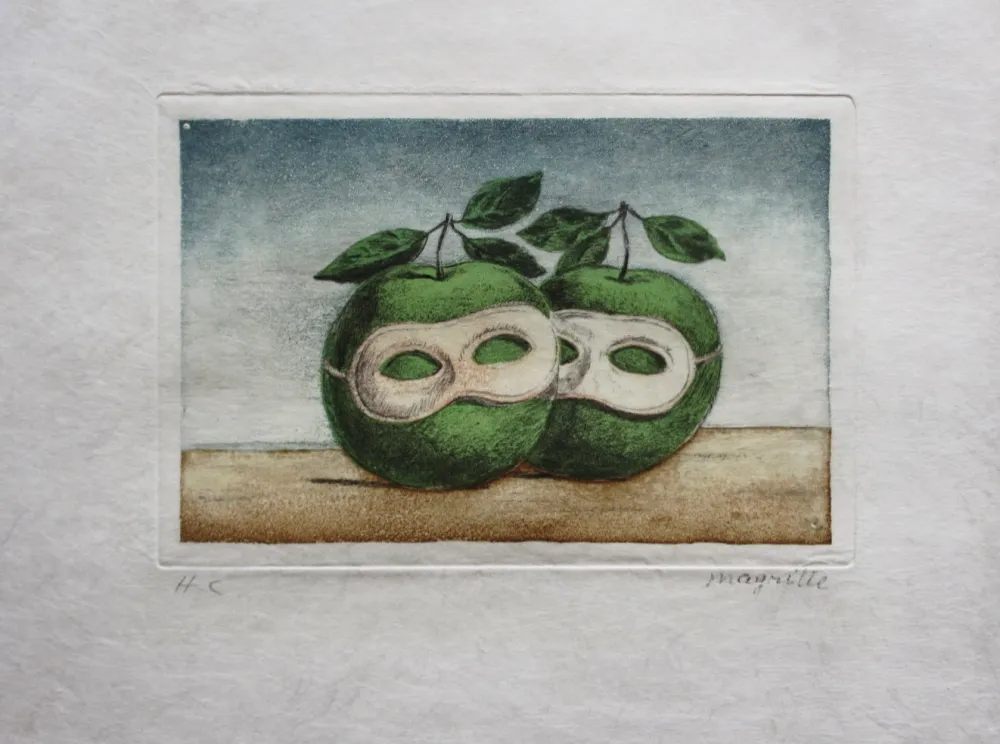 Água-Forte E Água-Tinta Magritte - Le Prêtre Marie