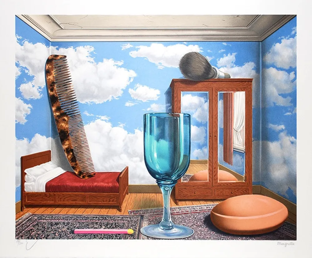 Litografia Magritte - Les Valeurs Personnelles