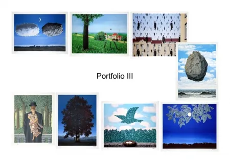 Litografia Magritte - Portfolio III, Suite de 8 lithographies 