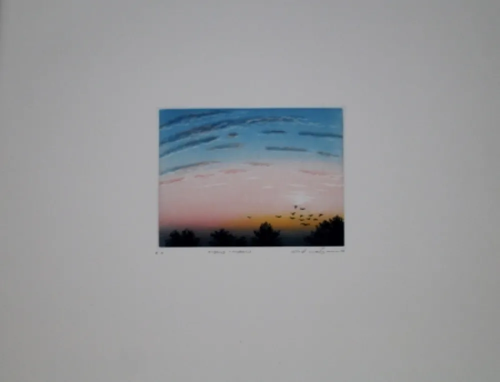 Água-Forte E Água-Tinta Maibaum - Abend-Morgen