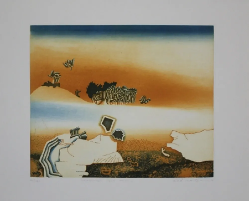 Água-Forte E Água-Tinta Maibaum - Nachdenken über Oasen II