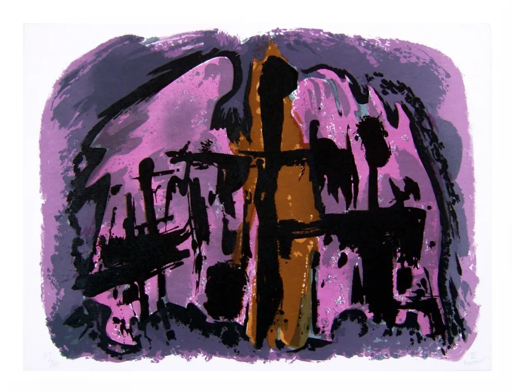 Litografia Manessier - Suite de Pâques