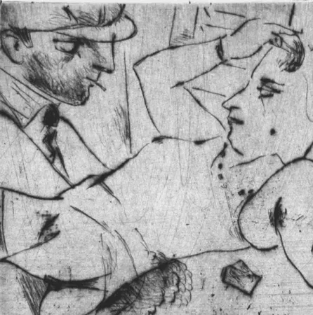 Ponta-Seca Manfredi - Autoritratto con modella