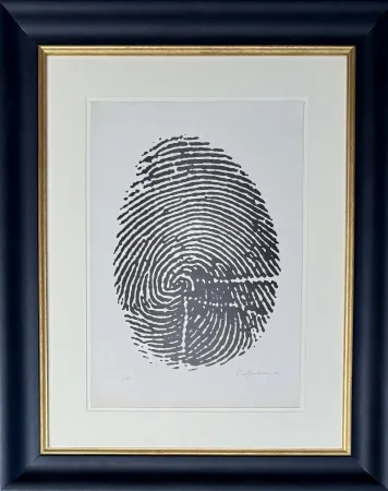 Múltiplo Manzoni - Piero Manzoni (1933-1963) - Left thumbprint - Photolithograph on paper - 1960