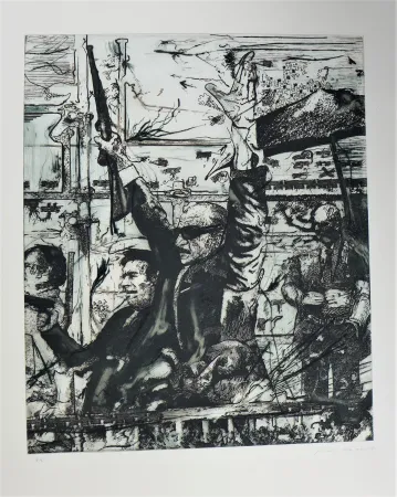 Água-Forte E Água-Tinta Marcaccio - Sans titre 2