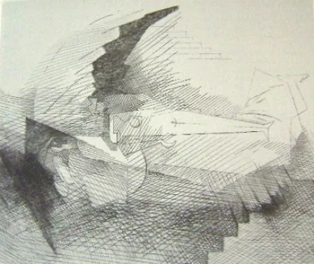 Gravura Marcoussis - Planches de salut, N. 8