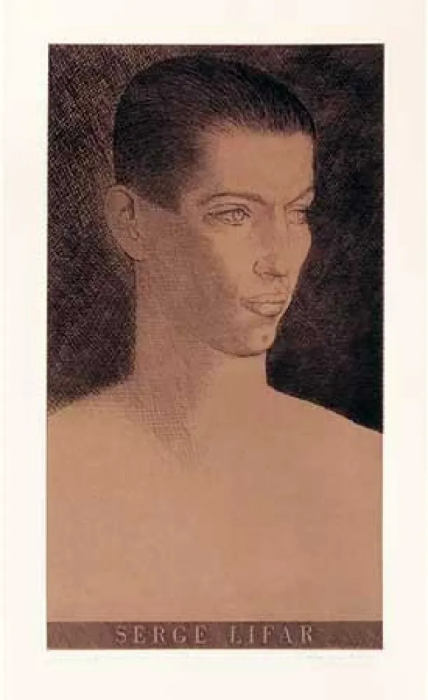 Gravura Marcoussis - Portrait de Serge Lifar