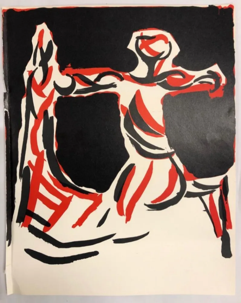 Litografia Marini - Cavalier,