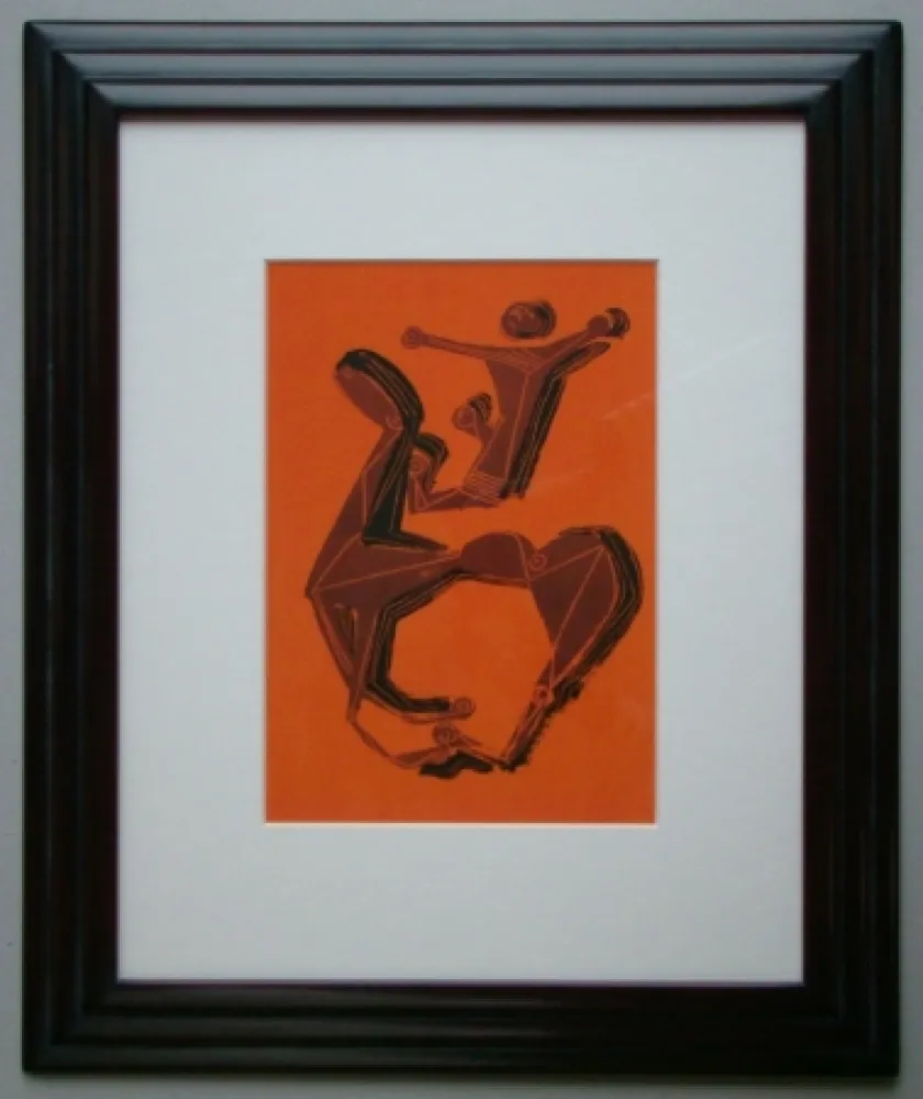 Litografia Marini - Cheval et Cavalier