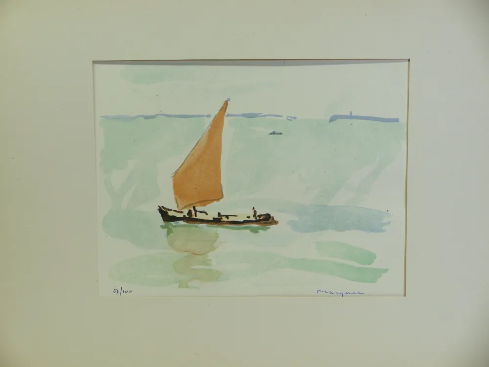 Litografia Marquet - Dix estampes originales. 1947. 