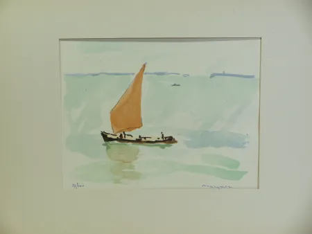 Litografia Marquet - Dix estampes originales. 1947. 