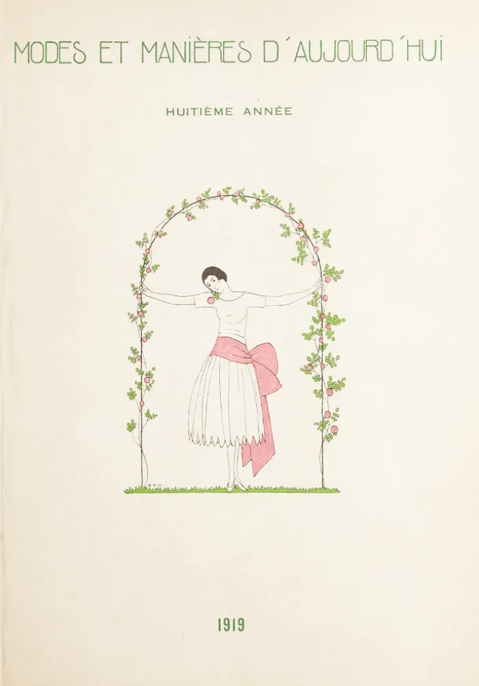Livro Ilustrado Marty - MODES ET MANIÈRES D'AUJOURD' HUI. Huitième Année. 1919