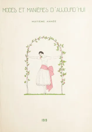 Livro Ilustrado Marty - MODES ET MANIÈRES D'AUJOURD' HUI. Huitième Année. 1919