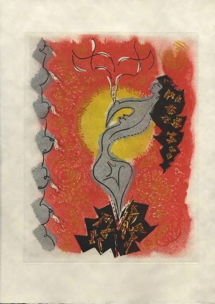 Livro Ilustrado Masson - A. Maurois. LES ÉROPHAGES. 16 aquatintes originales