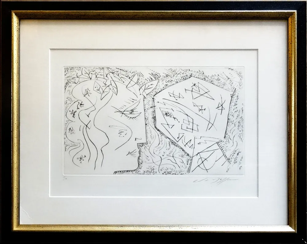 Água-Forte Masson - Apollon et Dionysos