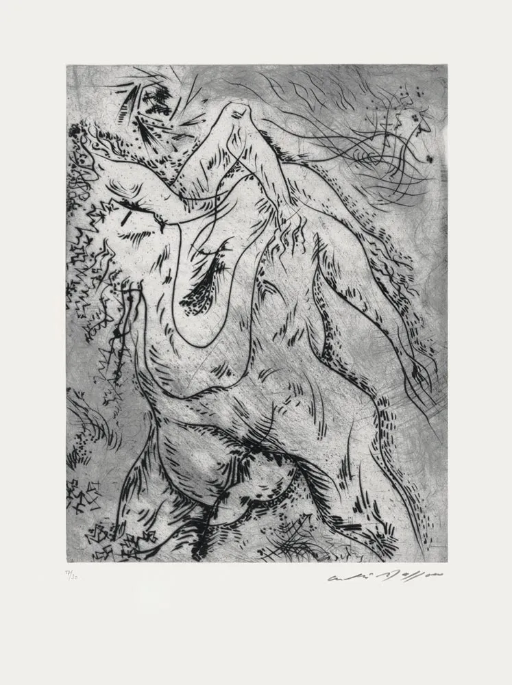 Água-Forte Masson - Arbres enlacés