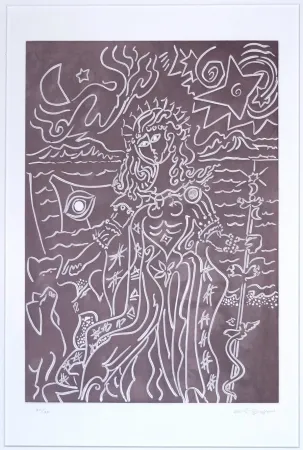 Gravura Masson - Circé