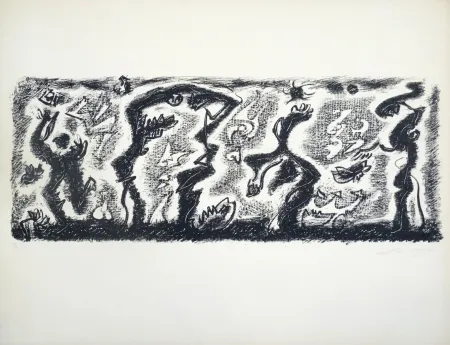 Litografia Masson - Jardins de Tantale