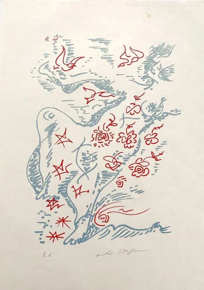 Litografia Masson - Maria tu sais