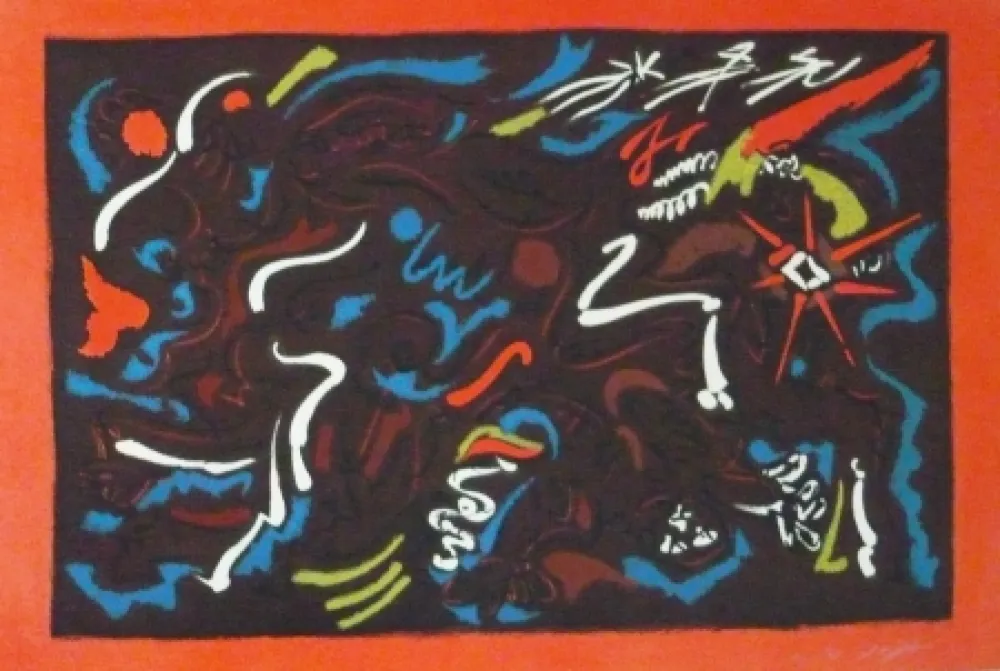 Litografia Masson - Sans titre