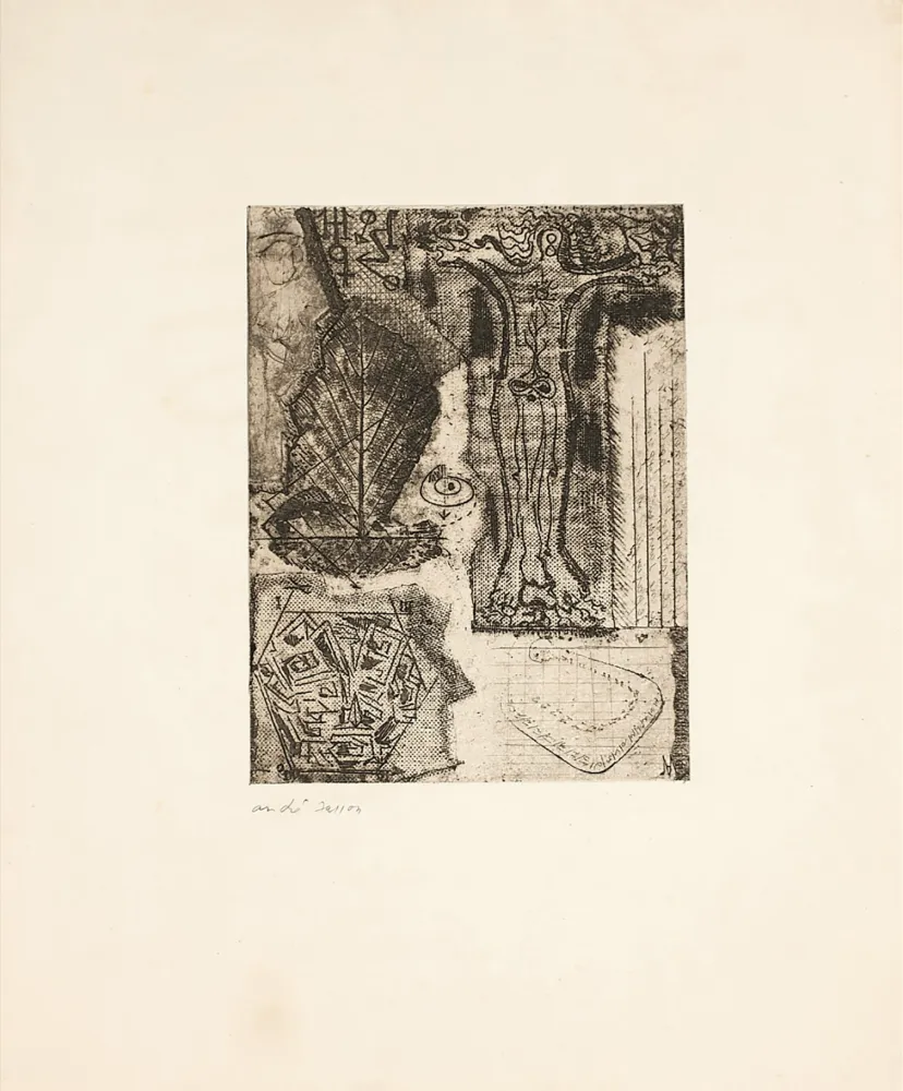 Água-Forte Masson - SIGNES ou Frontispice de 