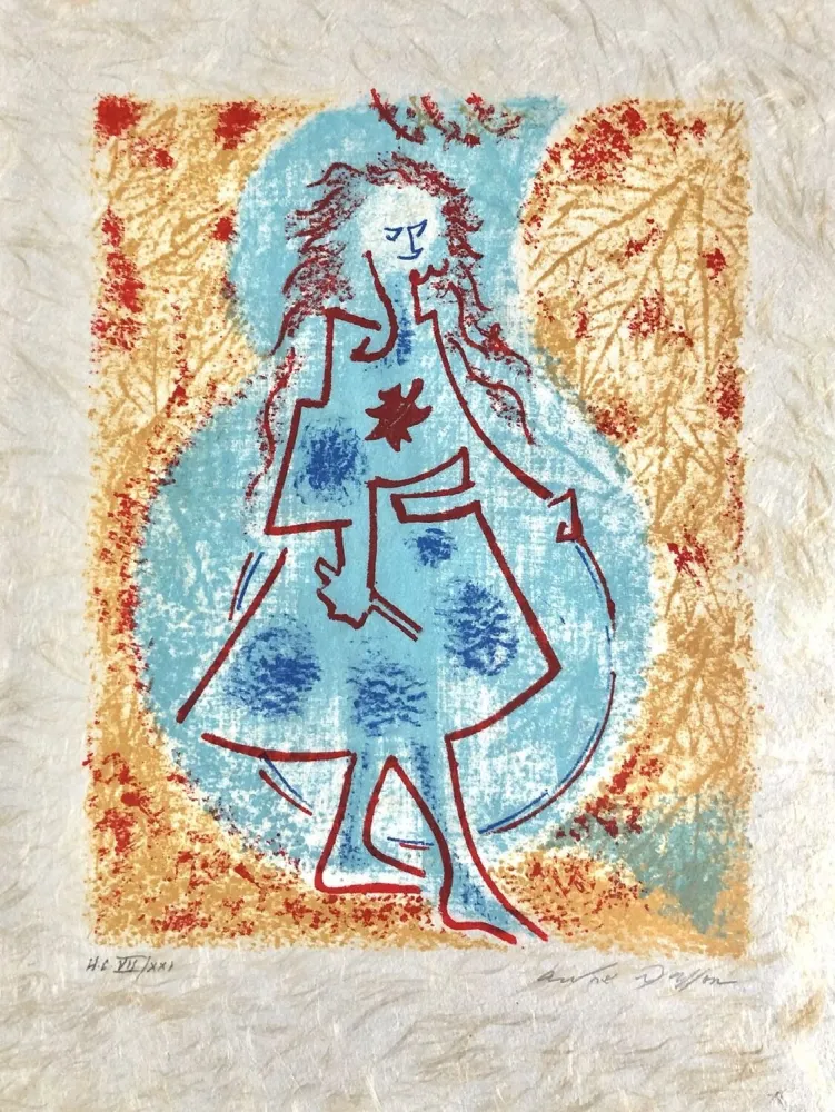 Litografia Masson - Une étoile de craie