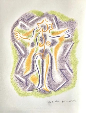 Litografia Masson - Une étoile de craie