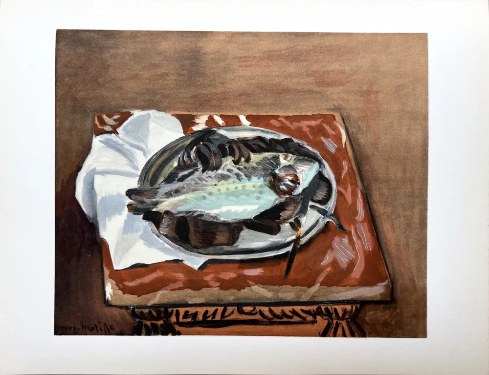 Estêncil Matisse - NATURE MORTE À LA DORADE (1920)
