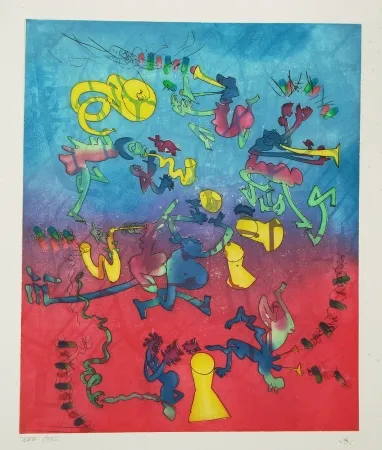 Água-Forte E Água-Tinta Matta - Bande à Jazz