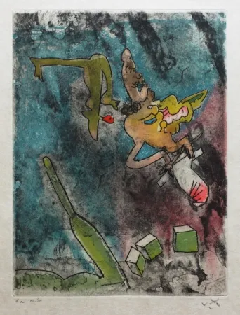 Água-Forte E Água-Tinta Matta - Centre noeuds (Planche 7)