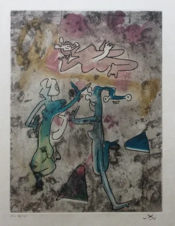 Água-Forte E Água-Tinta Matta - Centre noeuds (Planche 8)