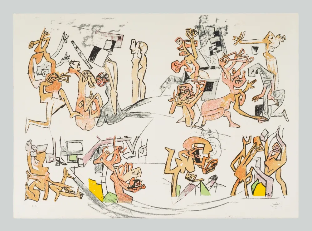 Serigrafia Matta - Composizione