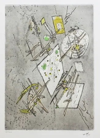 Água-Forte E Água-Tinta Matta - Droites libérées (Planche 13)