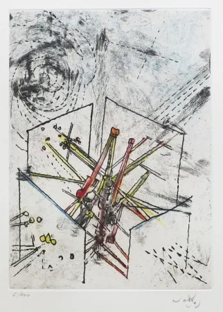 Água-Forte E Água-Tinta Matta - Droites libérées (Planche 4)