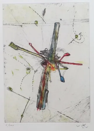 Água-Forte E Água-Tinta Matta - Droites libérées (planche 5)