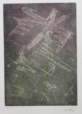 Água-Forte E Água-Tinta Matta - Droites libérées (planche 8)