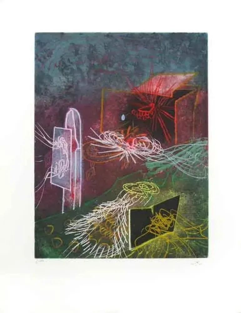 Água-Forte Matta - L' Explosionándola qui éclaire mon abime