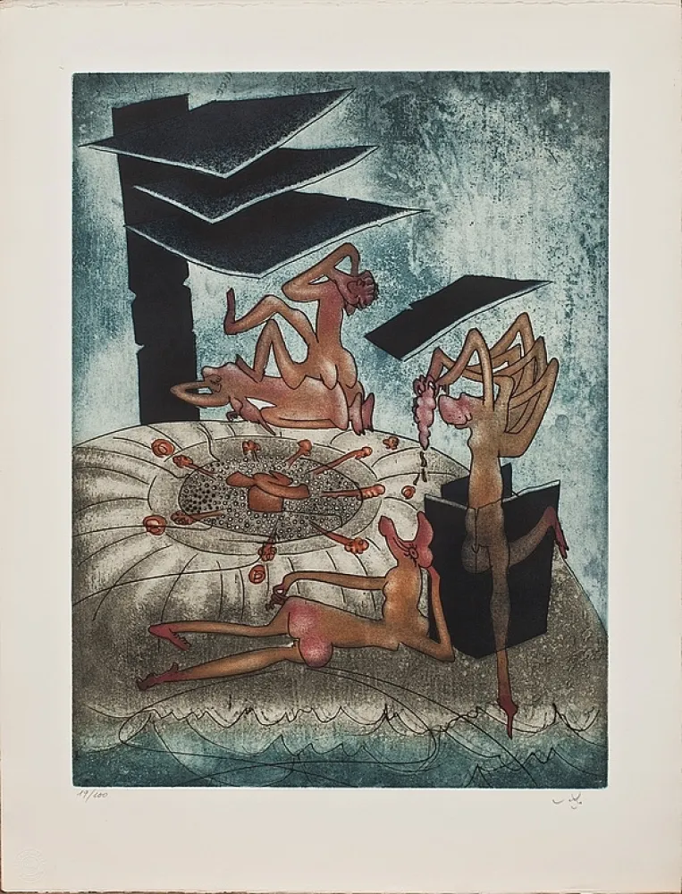 Gravura Matta - La danse de la morte 