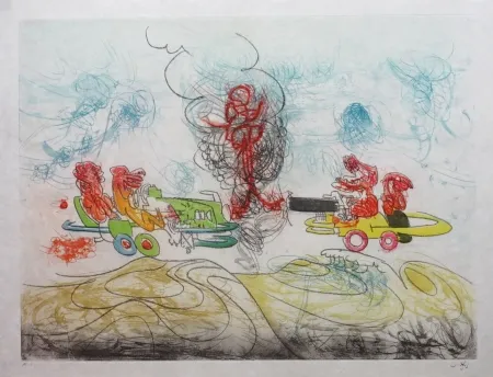 Água-Forte E Água-Tinta Matta - Les Oh' Tomobiles (Planche 3)