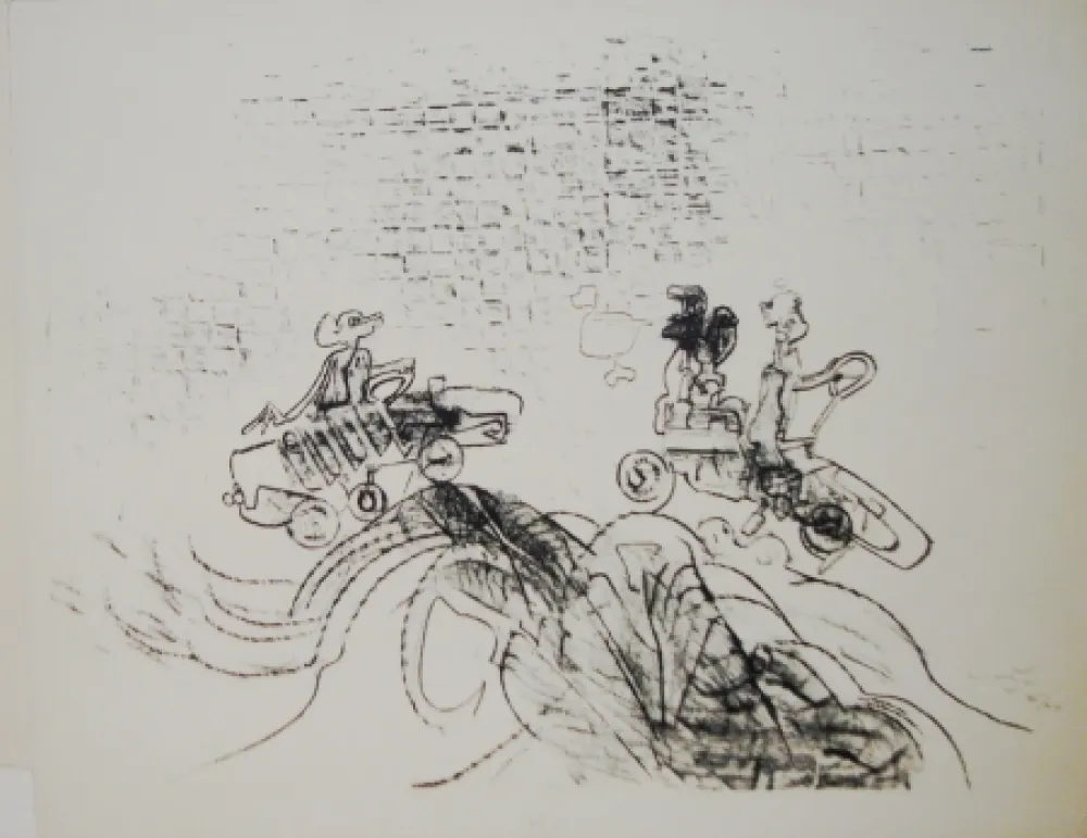 Litografia Matta - The Car-Boys