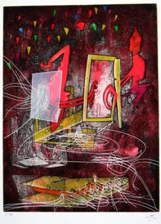 Água-Forte Matta - UNE SAISON EN ENFER (Carpeta)