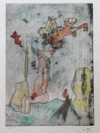 Água-Forte E Água-Tinta Matta - Vivante mortalité (Planche 5)