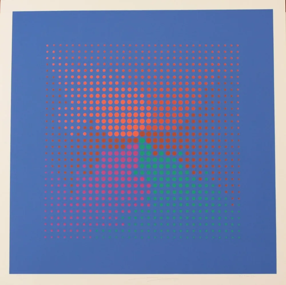 Litografia Mavignier - DEFORMED SQUARE - EXACTA FROM CONSTRUCTIVISM TO SYSTEMATIC ART 1918-1985