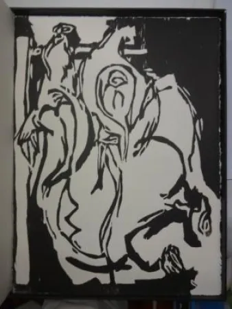 Xilogravura Mazet - Eclats