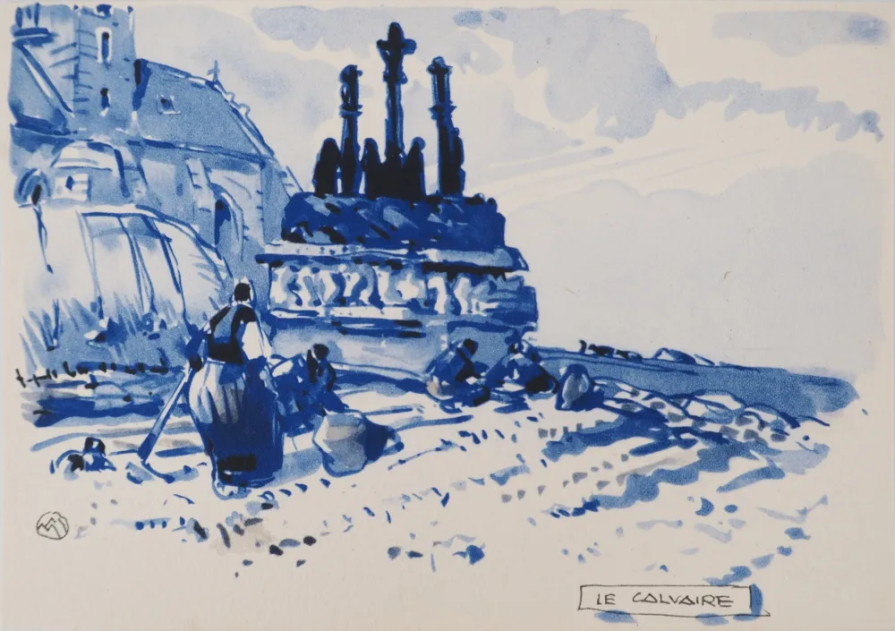 Cartaz Méheut - Bretagne, Le Vieux Calvaire, c