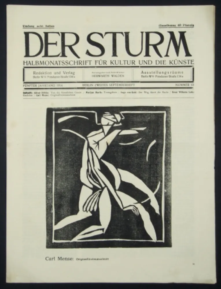 Xilogravura Mense - Figur (Figure)