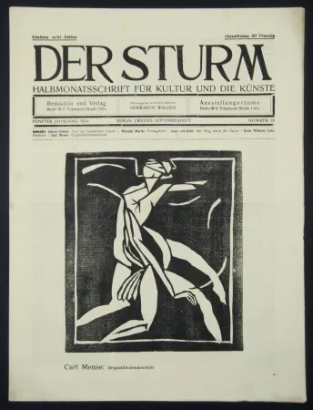 Xilogravura Mense - Figur (Figure)