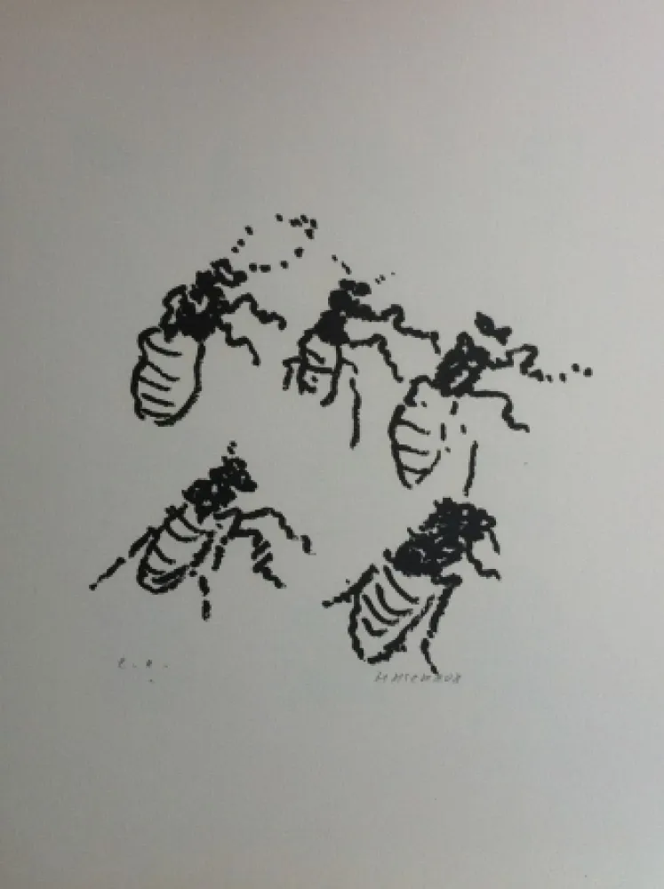 Litografia Michaux - Par la voie des rythmes 161